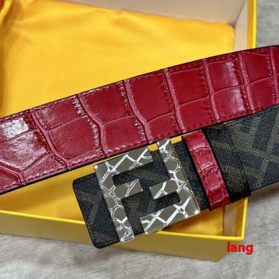 2025年早春新品入荷 FENDI 本革 ベルト LANG工場