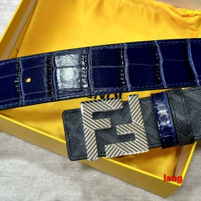 2025年早春新品入荷 FENDI 本革 ベルト LANG工場