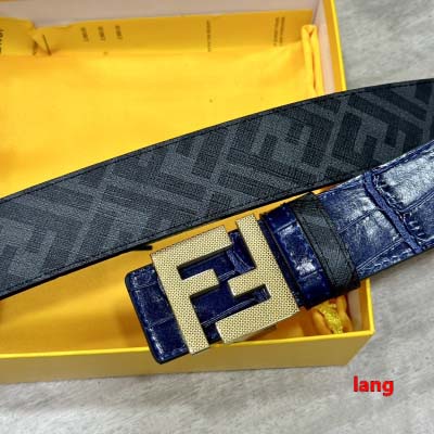 2025年早春新品入荷 FENDI 本革 ベルト LANG工場