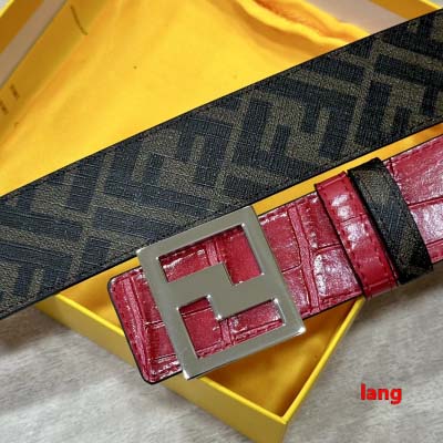 2025年早春新品入荷 FENDI 本革 ベルト LANG工場