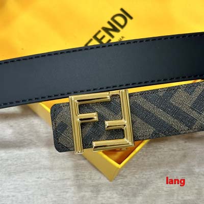 2025年早春新品入荷 FENDI 本革 ベルト LANG工場
