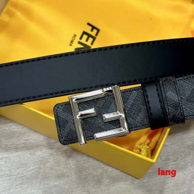 2025年早春新品入荷 FENDI 本革 ベルト LANG工場