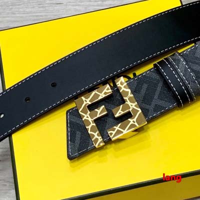 2025年早春新品入荷 FENDI 本革 ベルト LANG工場