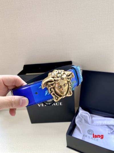 2025年早春新品入荷 VERSACE 本革 ベルト LANG工場