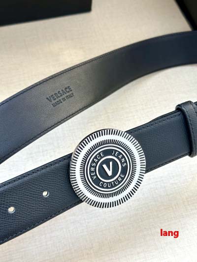 2025年早春新品入荷 ヴェルサーチ  本革 ベルト LANG工場