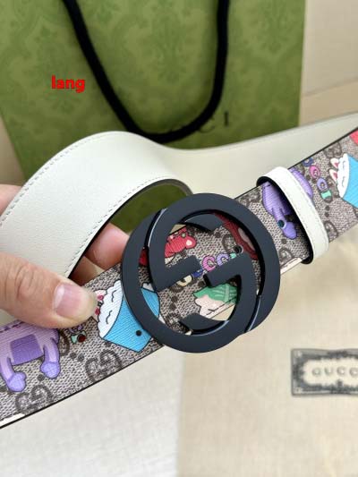 2025年早春新品入荷グッチ 本革 ベルト LANG工場