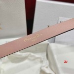 2025年早春新品入荷ディオール女性 本革 ベルト ZJ工場