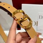 2025年早春新品入荷ディオール女性 本革 ベルト ZJ工場