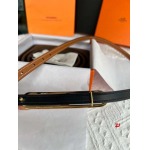 2025年早春新品入荷エルメス  女性 本革 ベルト ZJ工場