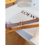2025年早春新品入荷LOEWE 女性 本革 ベルト ZJ工場