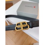 2025年早春新品入荷バレンシアガ 本革 ベルト ZJ工場