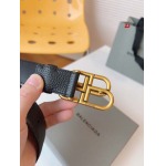 2025年早春新品入荷バレンシアガ 本革 ベルト ZJ工場