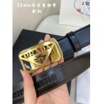 2025年早春新品入荷 PRADA本革 ベルト ZJ工場