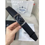 2025年早春新品入荷 PRADA本革 ベルト ZJ工場