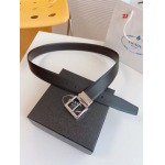 2025年早春新品入荷 PRADA 本革 ベルト ZJ工場