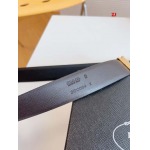 2025年早春新品入荷 PRADA本革 ベルト ZJ工場