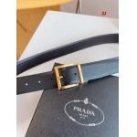 2025年早春新品入荷 PRADA本革 ベルト ZJ工場