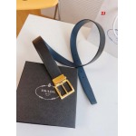 2025年早春新品入荷 PRADA本革 ベルト ZJ工場