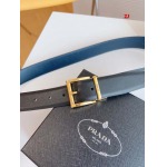 2025年早春新品入荷 PRADA本革 ベルト ZJ工場