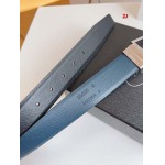 2025年早春新品入荷 PRADA本革 ベルト ZJ工場