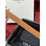 2025年早春新品入荷CELINE 女性本革 ベルト ZJ工場