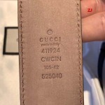 2025年早春新品入荷グッチ  本革 ベルト ZJ工場