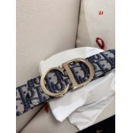 2025年早春新品入荷ディオール本革 ベルト ZJ工場