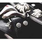 2025年原版復刻高級925銀新品入荷クロムハーツ牛革 本革 ベルト