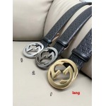 2025年早春新品入荷 グッチ  本革 ベルト LANG工場