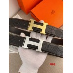 2025年早春新品入荷 エルメス  本革 ベルト LANG工場