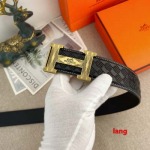 2025年早春新品入荷 エルメス本革 ベルト LANG工場