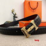 2025年早春新品入荷 エルメス本革 ベルト LANG工場