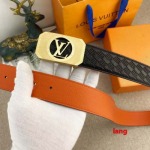 2025年早春新品入荷 ルイヴィトン 本革 ベルト LANG工場