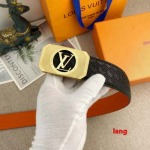 2025年早春新品入荷 ルイヴィトン 本革 ベルト LANG工場