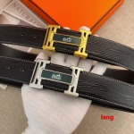 2025年早春新品入荷 エルメス   本革 ベルト LANG工場