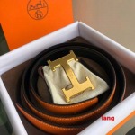 2025年早春新品入荷 エルメス本革 ベルト LANG工場