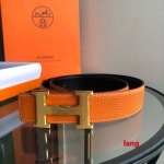 2025年早春新品入荷 エルメス本革 ベルト LANG工場