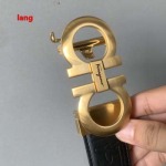 2025年早春新品入荷フェラガモ  本革 ベルト LANG工場