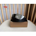 2025年早春新品入荷 バーバリー  本革 ベルト LANG工場