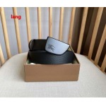 2025年早春新品入荷 バーバリー  本革 ベルト LANG工場