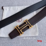 2025年早春新品入荷 エルメス本革 ベルト LANG工場