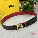 2025年早春新品入荷 FENDI 本革 ベルト LANG工場