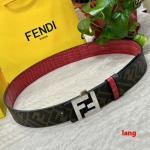 2025年早春新品入荷 FENDI 本革 ベルト LANG工場