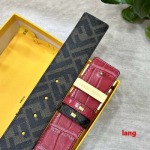 2025年早春新品入荷 FENDI 本革 ベルト LANG工場