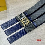 2025年早春新品入荷 FENDI 本革 ベルト LANG工場