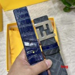 2025年早春新品入荷 FENDI 本革 ベルト LANG工場