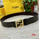 2025年早春新品入荷 FENDI 本革 ベルト LANG工場