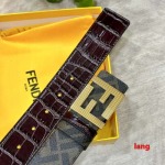 2025年早春新品入荷 FENDI 本革 ベルト LANG工場