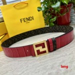 2025年早春新品入荷 FENDI 本革 ベルト LANG工場