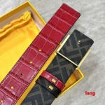 2025年早春新品入荷 FENDI 本革 ベルト LANG工場